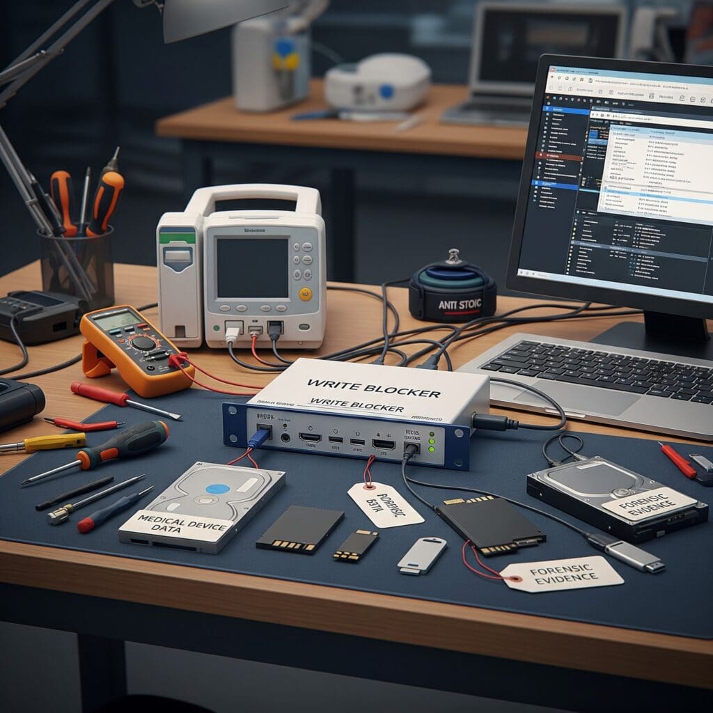 Write Blockers for Medical Device Cybersecurity Investigations