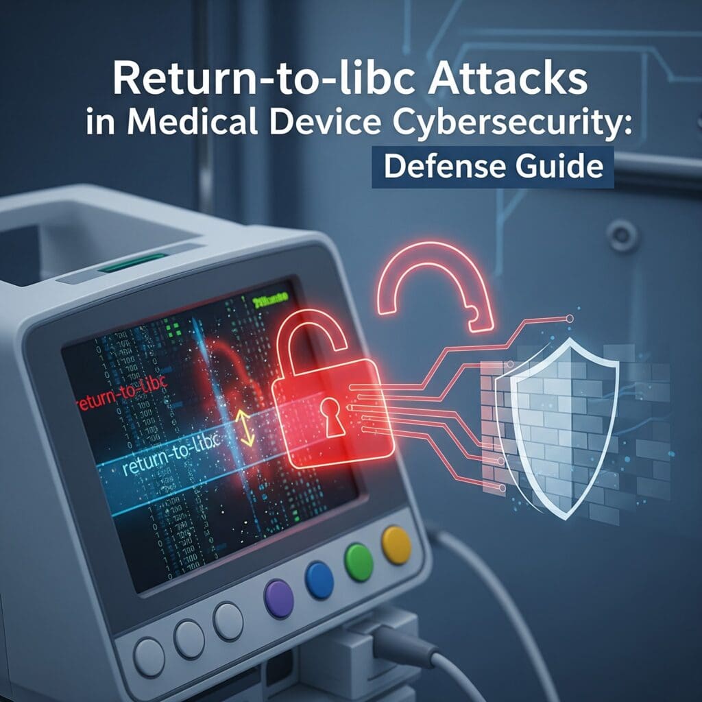 Learn what return-to-libc attacks mean for medical device cybersecurity - and how to reduce risk with memory protections, secure coding, and testing.